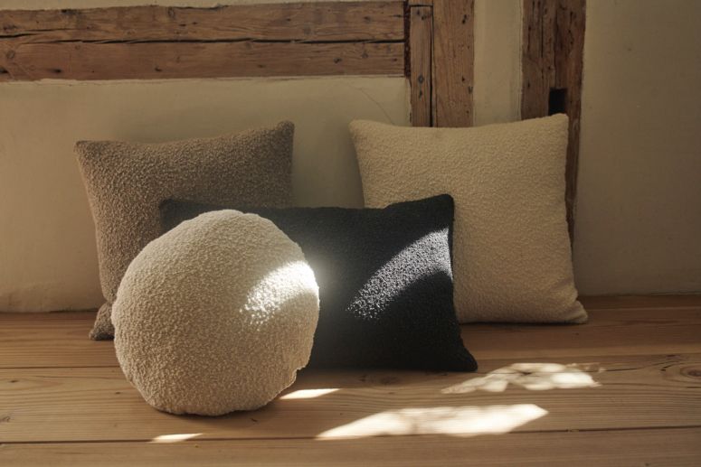 Cocoon-like comfort with the boucle neutrals collection