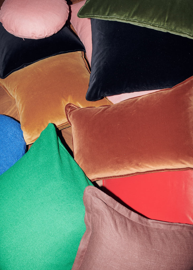 velvet cushion, velvet pillows