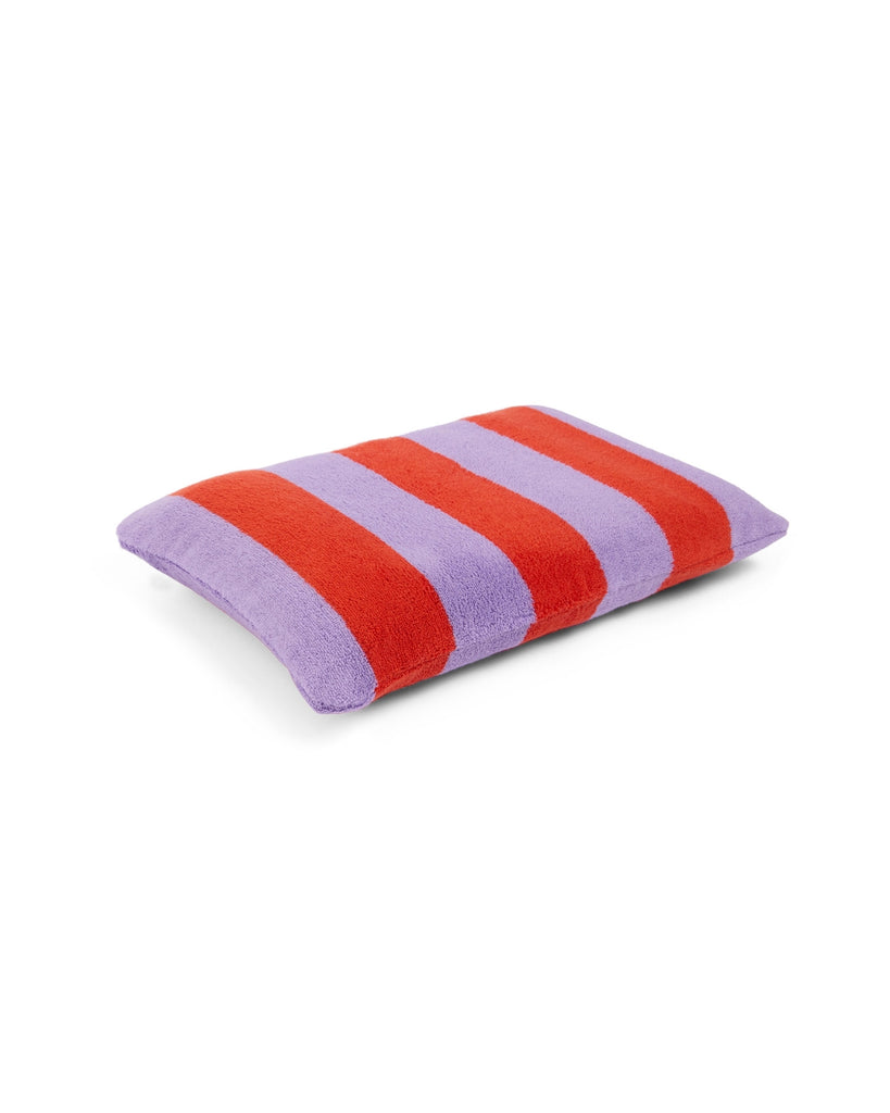 Beach Pillow - Grapefruit Stripes