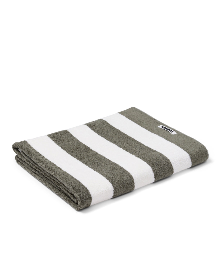 Beach Towel - Matcha Stripes