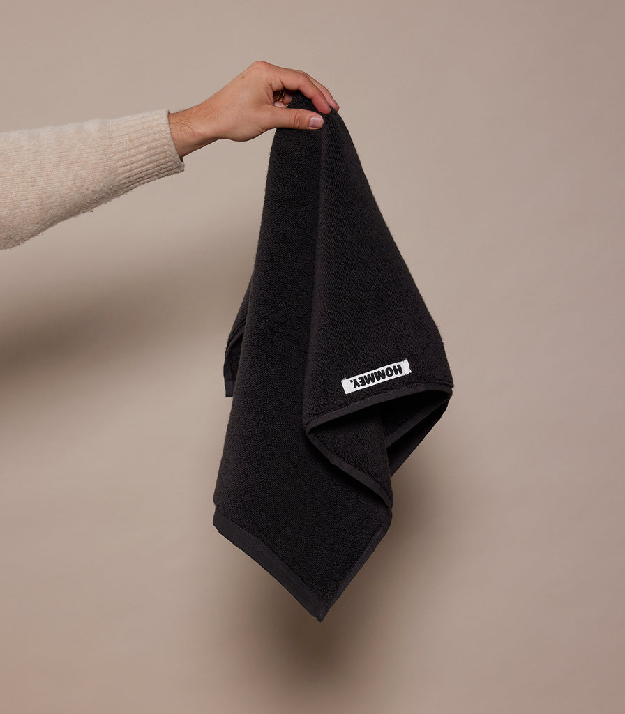 2 Pack Hand Towel - Charcoal