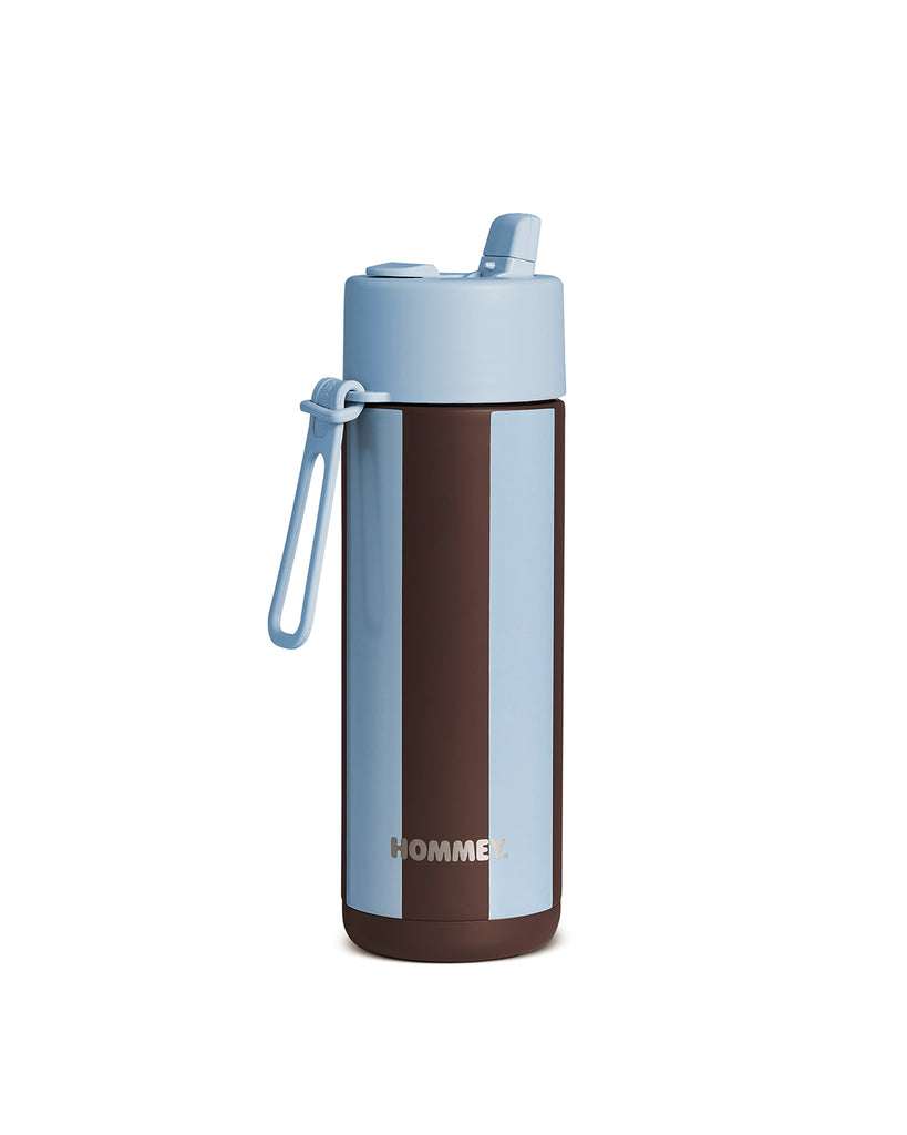 Hommey x frank green Reusable Bottle 595ml - Iced Chocolate Stripes