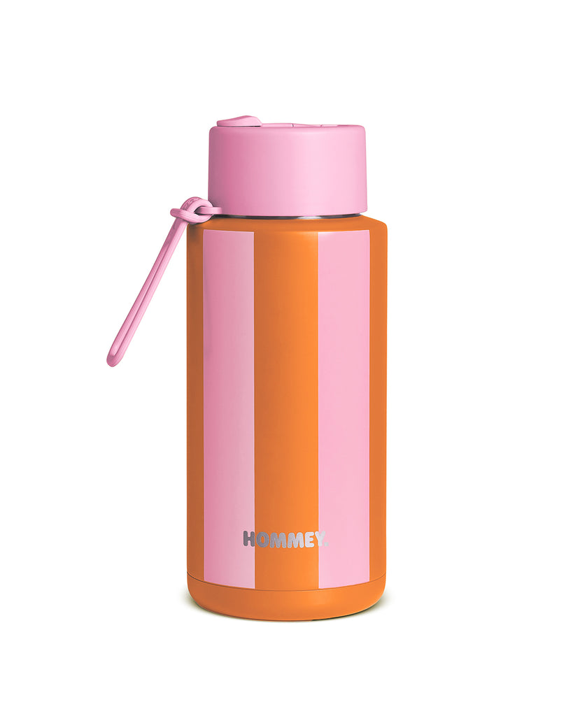 Hommey x frank green Reusable Bottle 1L - Sherbet Stripes
