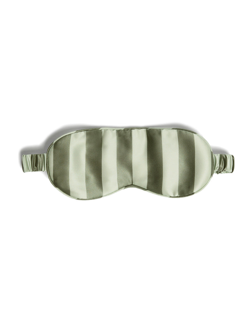 Silk Eyemask - Wasabi Stripes