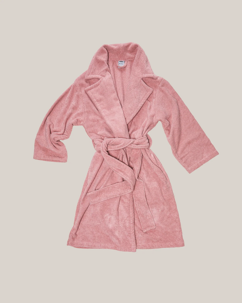 Hommey Pink Robe | Soft & Cosy Unisex Cotton Dressing Gown