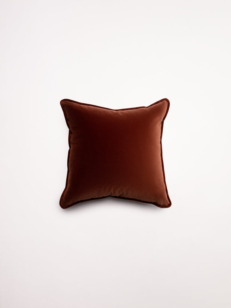Essential Velvet - Chestnut Cushion