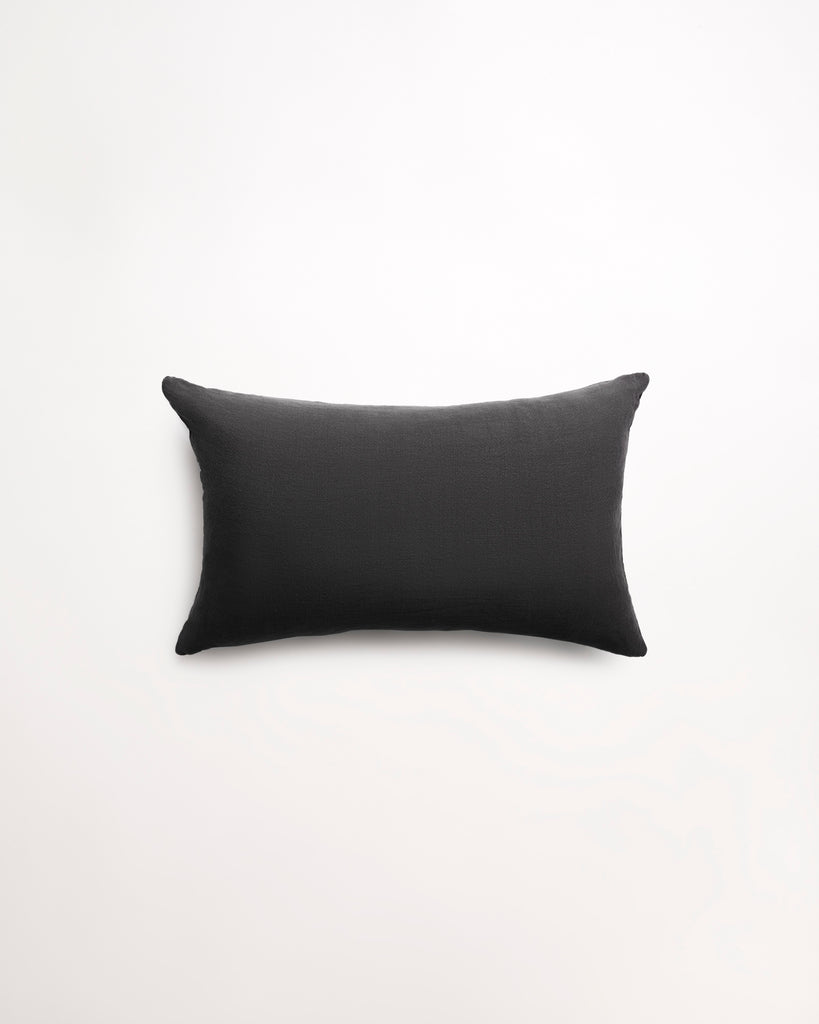 Lumbar Linen - Charcoal Cushion