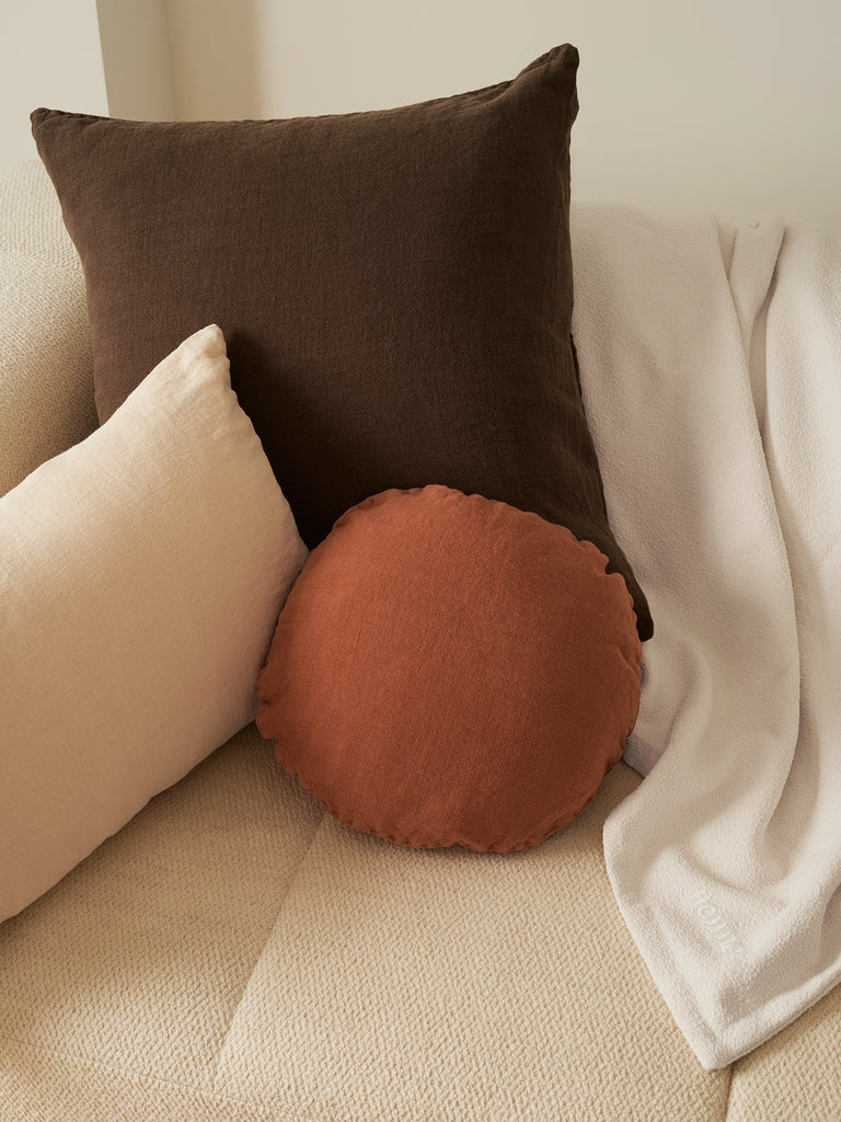Big Linen - Chocolate Cushion
