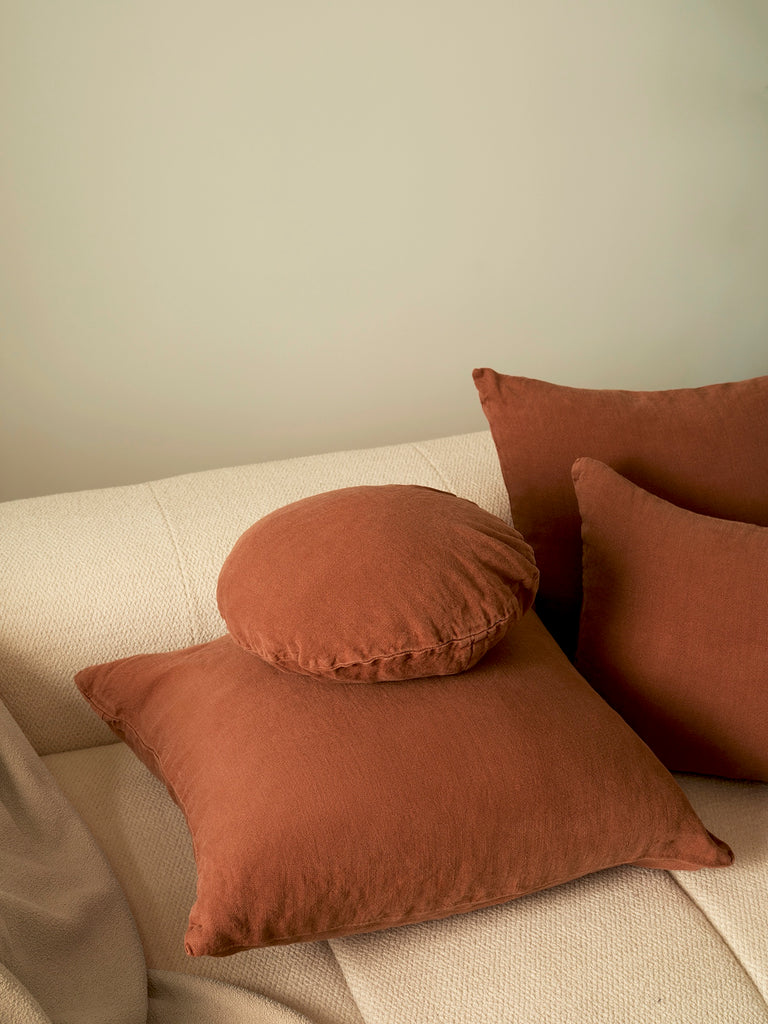 Big Linen - Rust Cushion