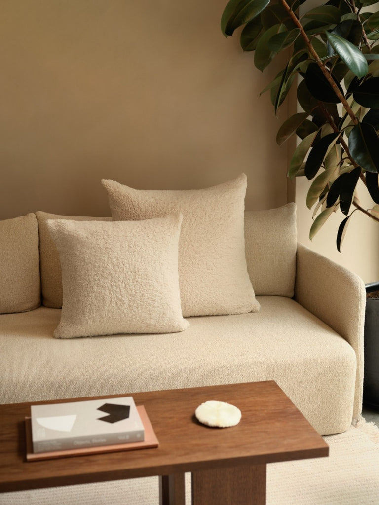 Essential Faux Fur - Marshmallow Cushion