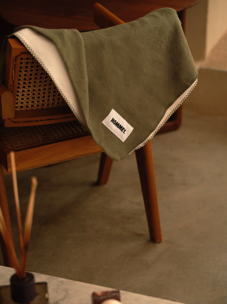 Reversible Throw Blanket - Pine Forest