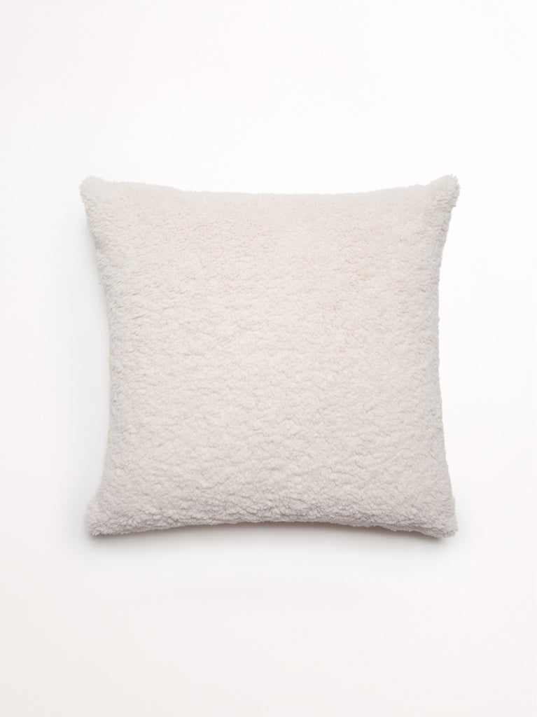 Essential Faux Fur - Marshmallow Cushion