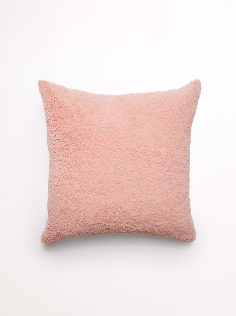 Big Faux Fur - Rose Cushion