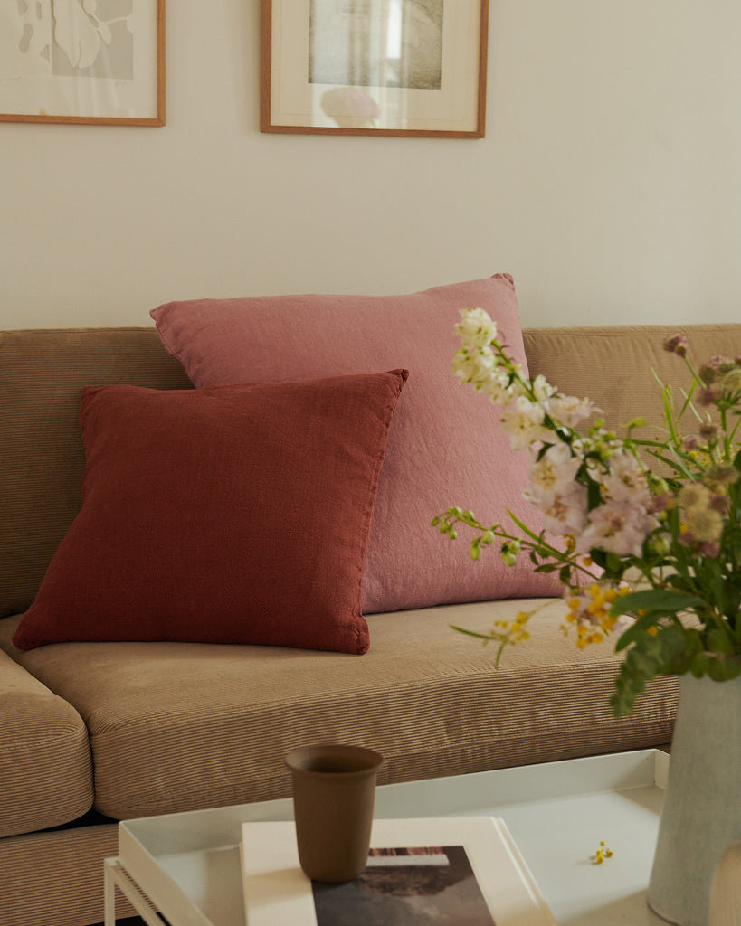 Essential Linen - Rust Cushion