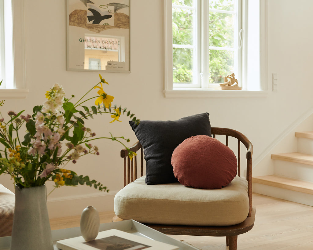 Essential Linen - Charcoal Cushion