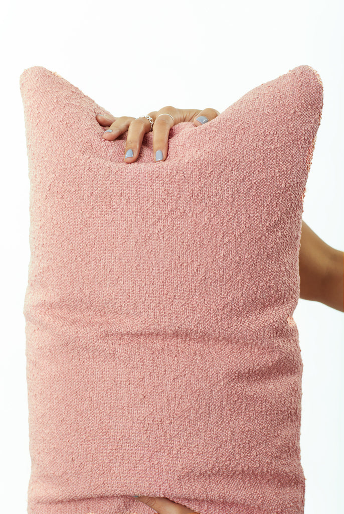 Lumbar Boucle - Blush Cushion