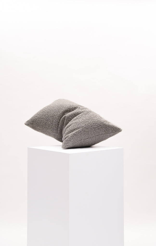Lumbar Boucle - Stone Cushion