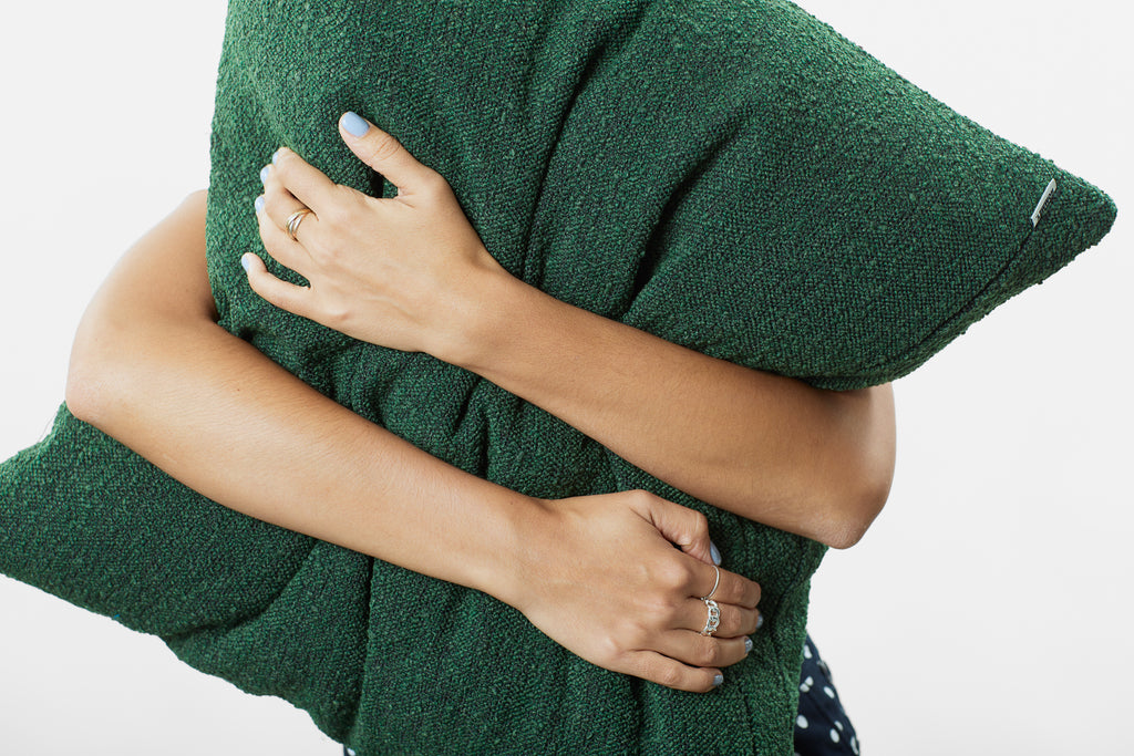 Essential Boucle - Forest Green Cushion