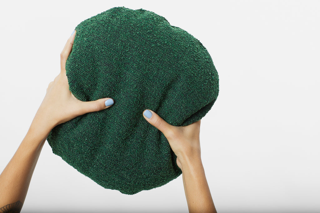 Junior Boucle - Forest Green Cushion