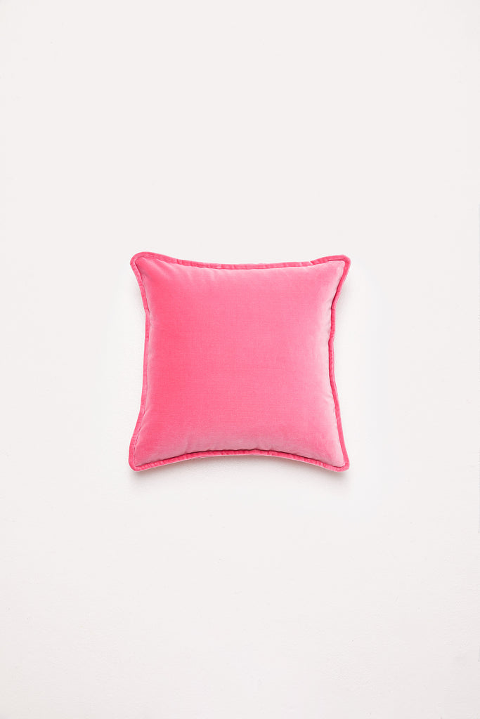 Essential Velvet - Bubblegum Cushion