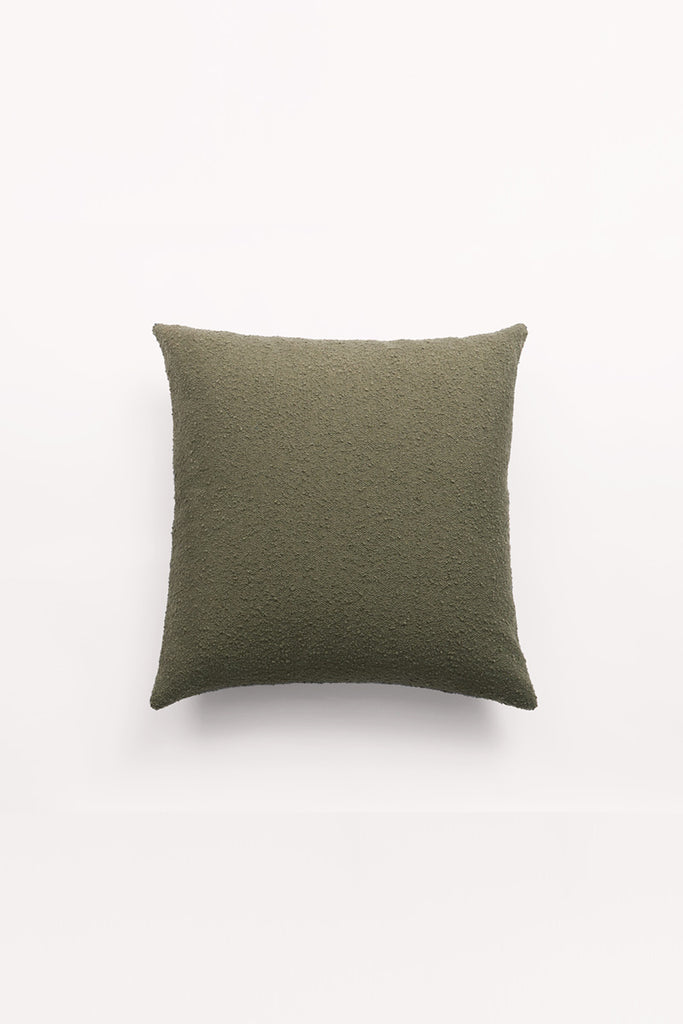 Big Boucle - Olive Cushion
